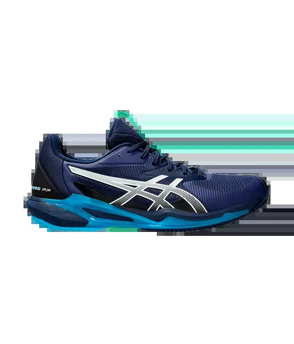 Padel Shoes Asics Solution Speed FF 3 Clay Blue Expanse/White