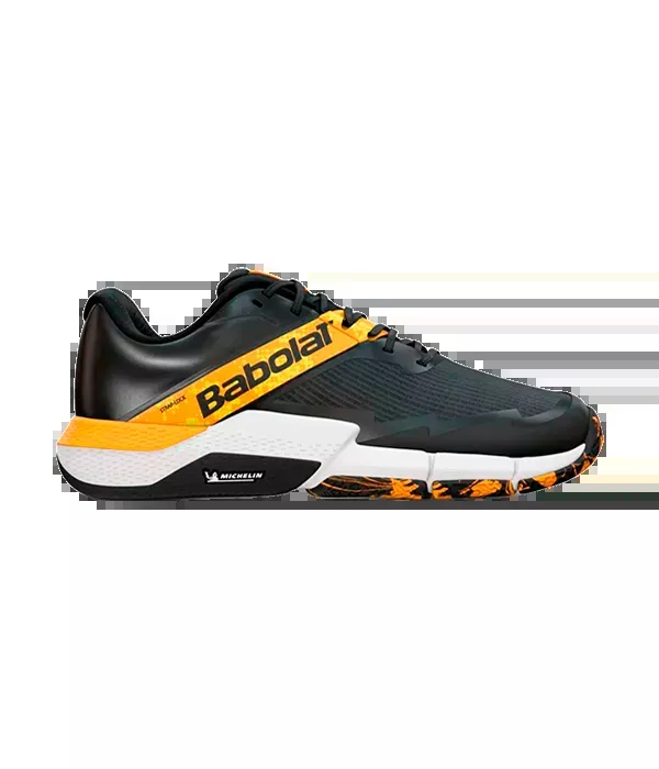 Padel Shoes Babolat Movea 2 Black/Saffron 2025