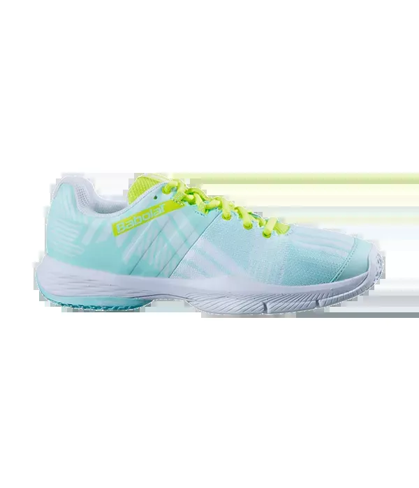 Padel Shoes Babolat Sensa Blue/Sulphur Spring Mujer