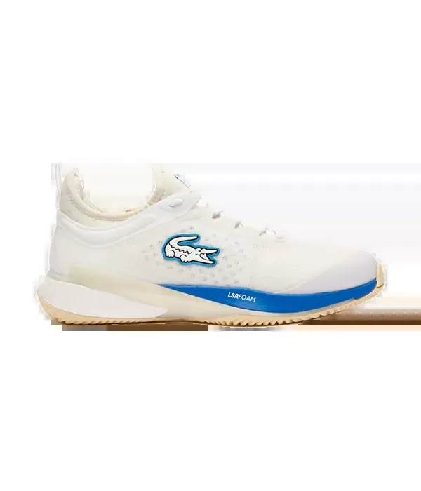 Padel Shoes Lacoste AGLT23 Lite CC Blanco/Azul