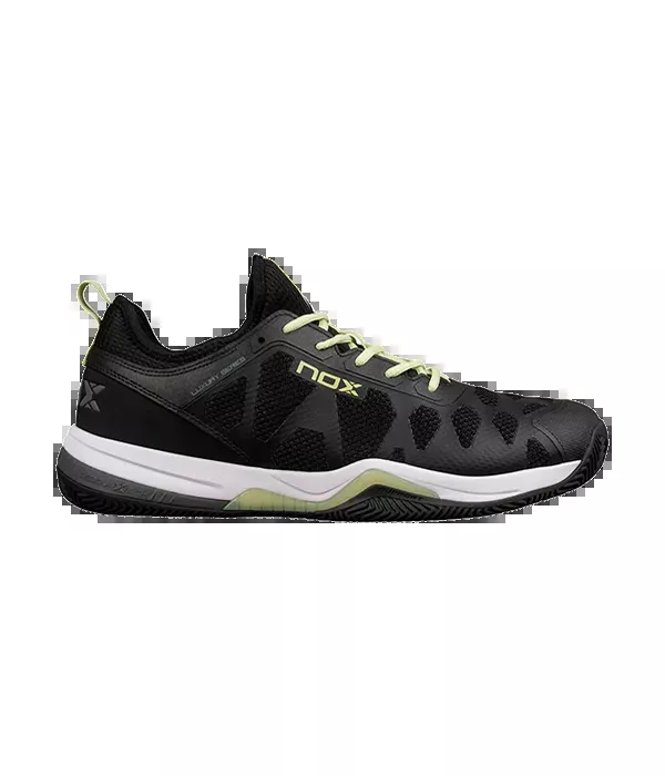 Padel Shoes NOX NERBO Black/Soft Lime