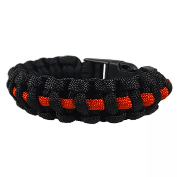 Paracord Survival Thin Red Line Bracelet