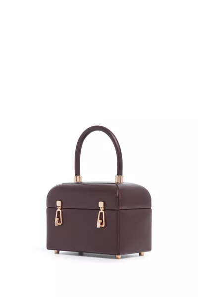 Patsy Bag in Bordeaux Nappa Leather