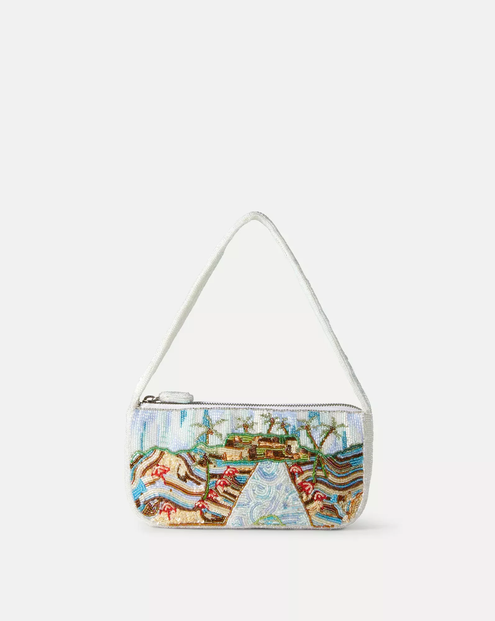 Pauline Beaded Shoulder Bag