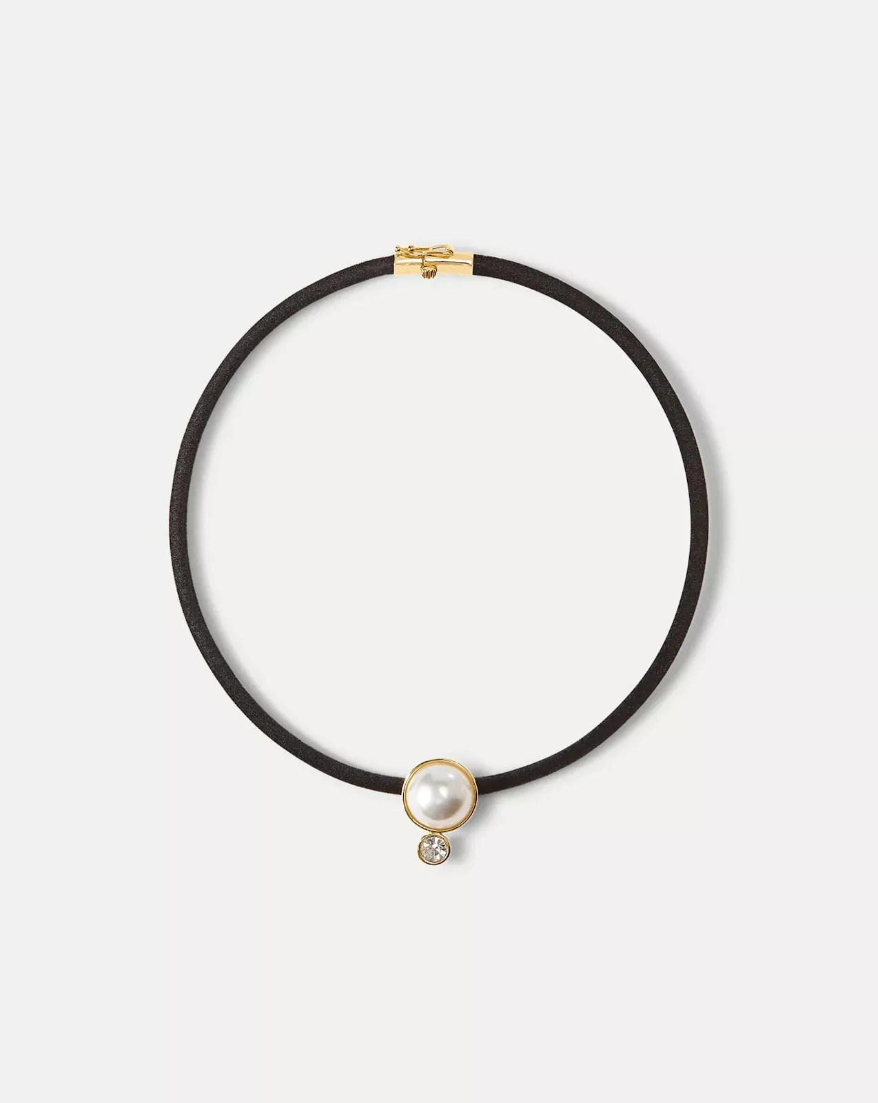 Pearl Pendant Cord Necklace
