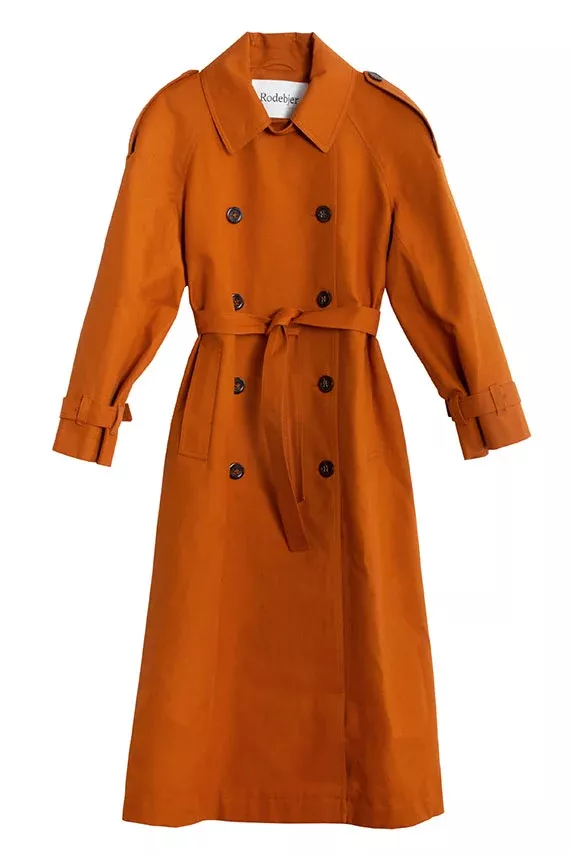 Pecan Lois Trench Coat
