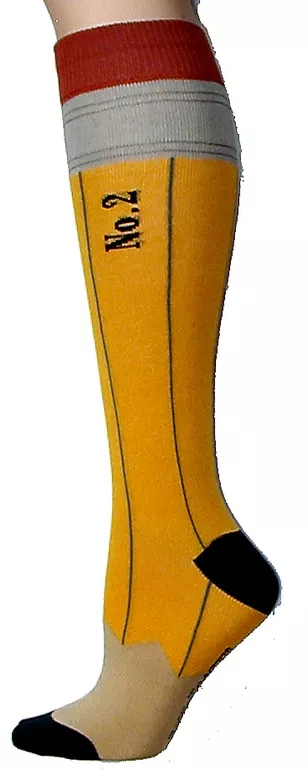 Pencil Knee High Socks