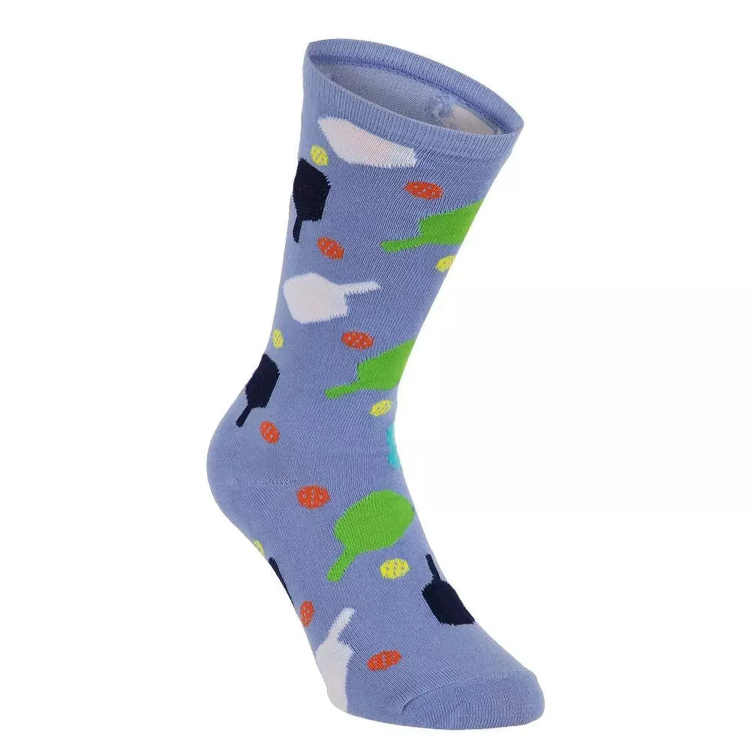 Pickleball Crew Socks Light Blue
