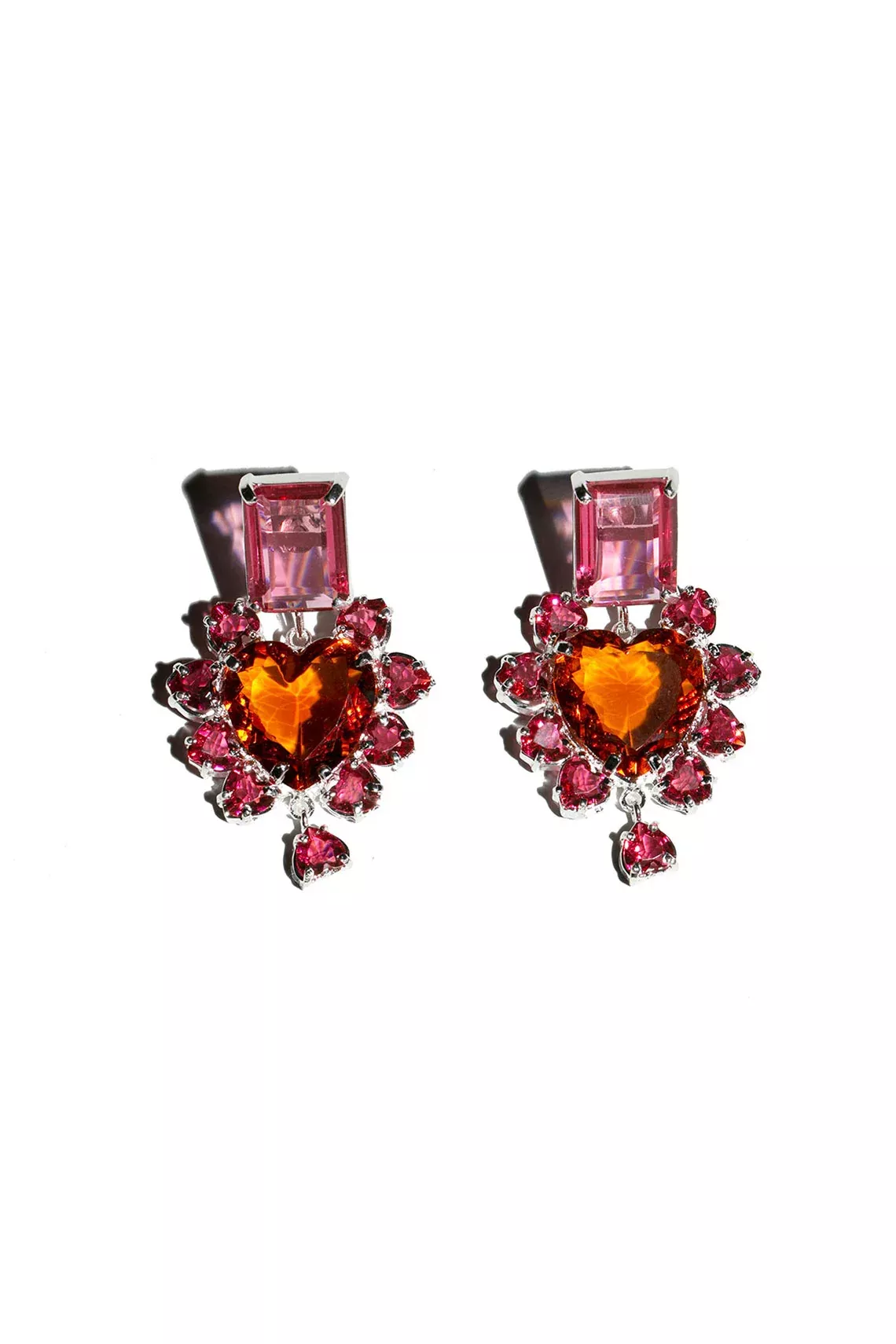 Pink & Orange El Sabor Earrings