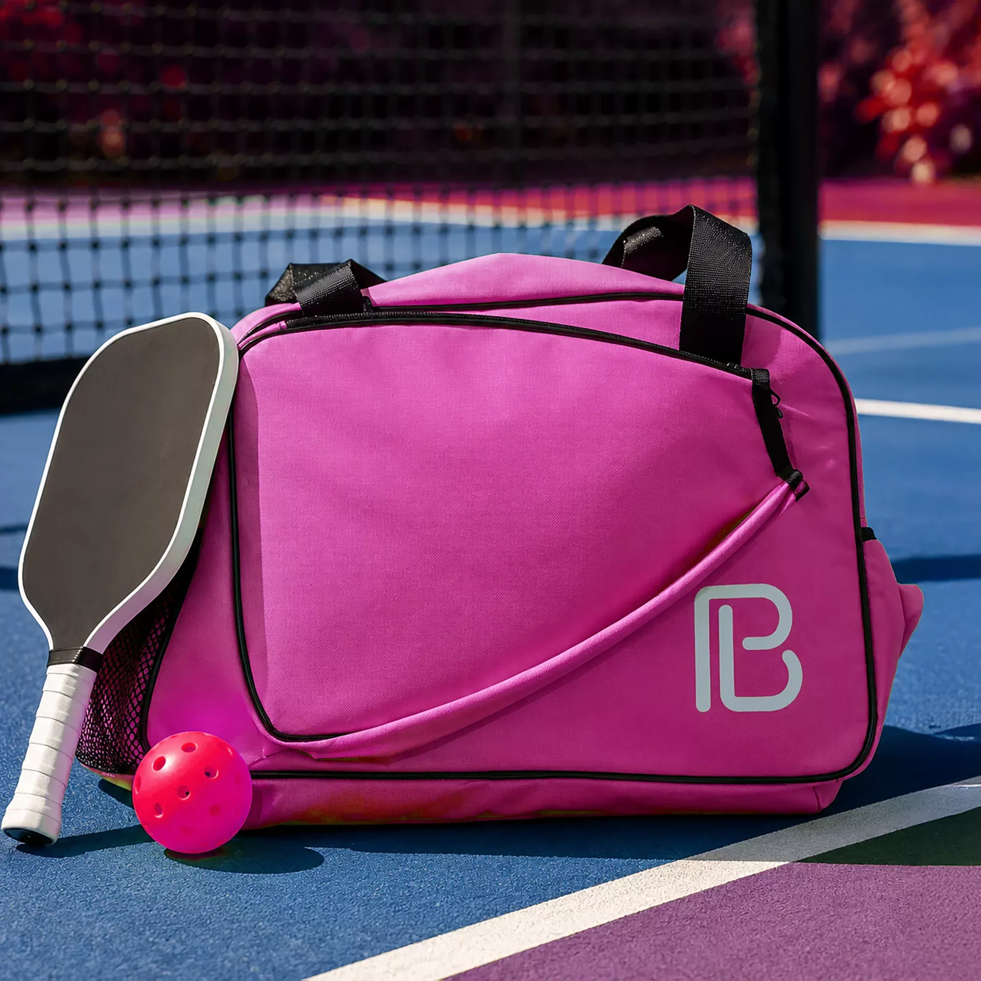 Pink Pickleball Duffel Bag