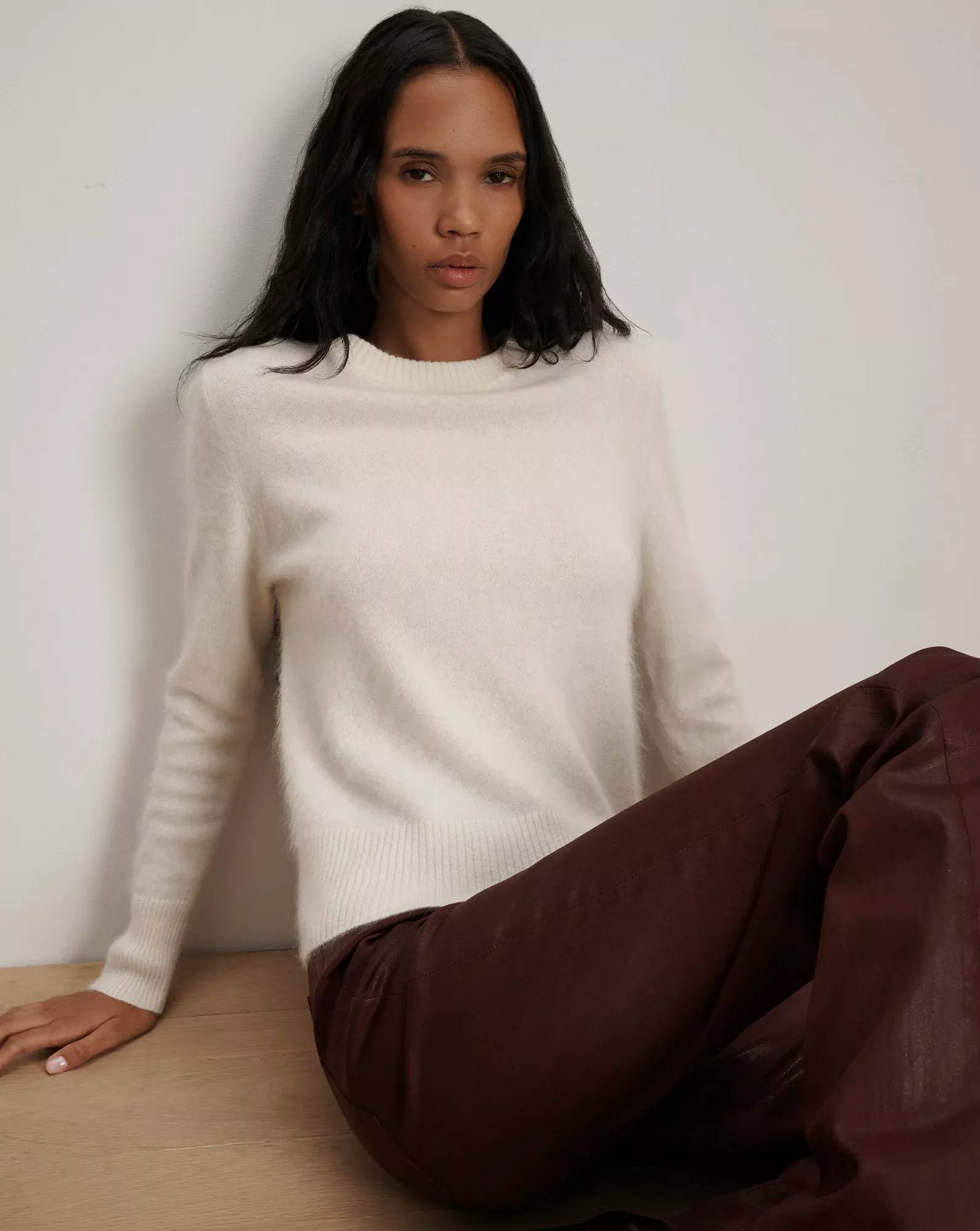 Pippen Brushed Cashmere Pullover