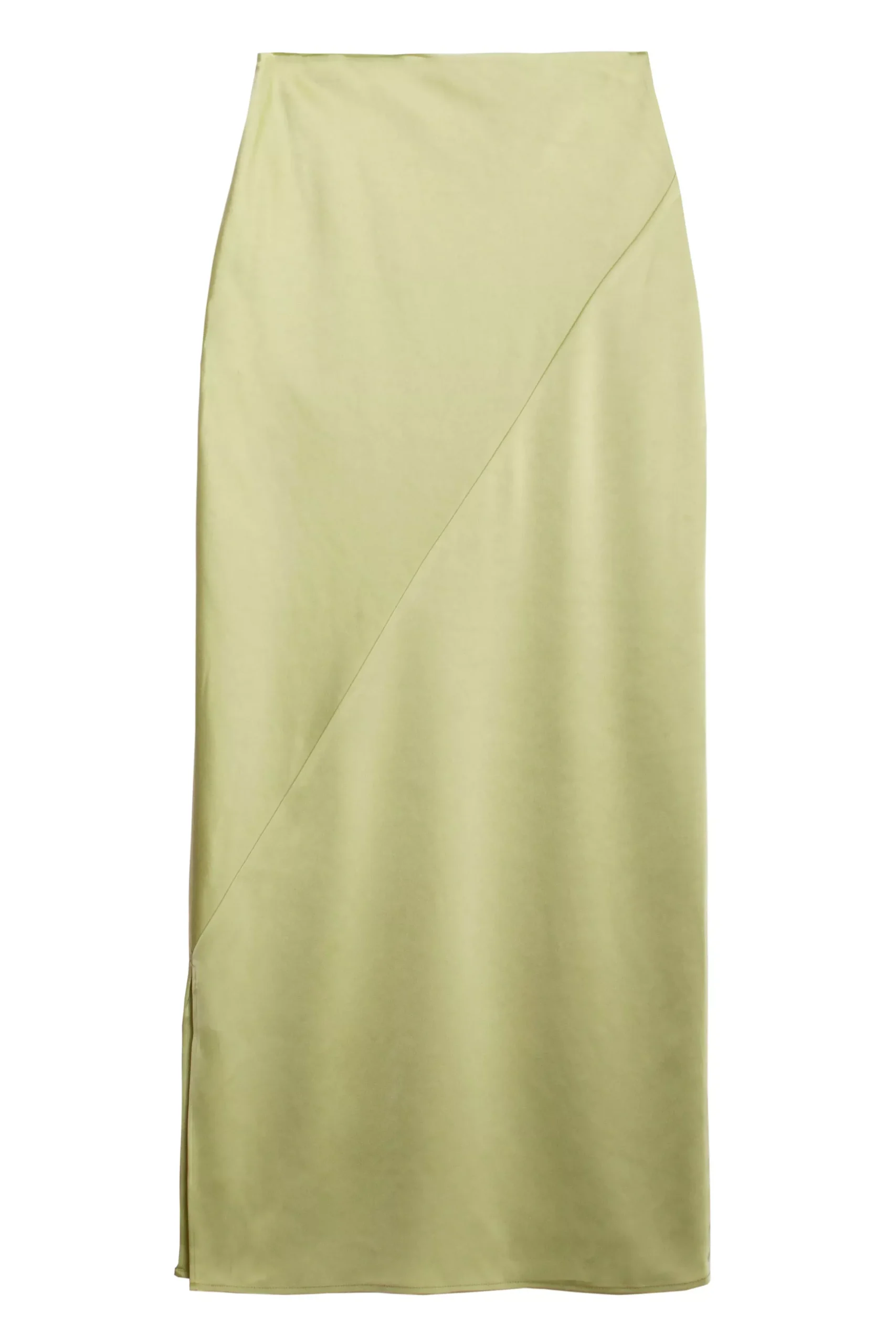 Pistachio Sateen Skirt