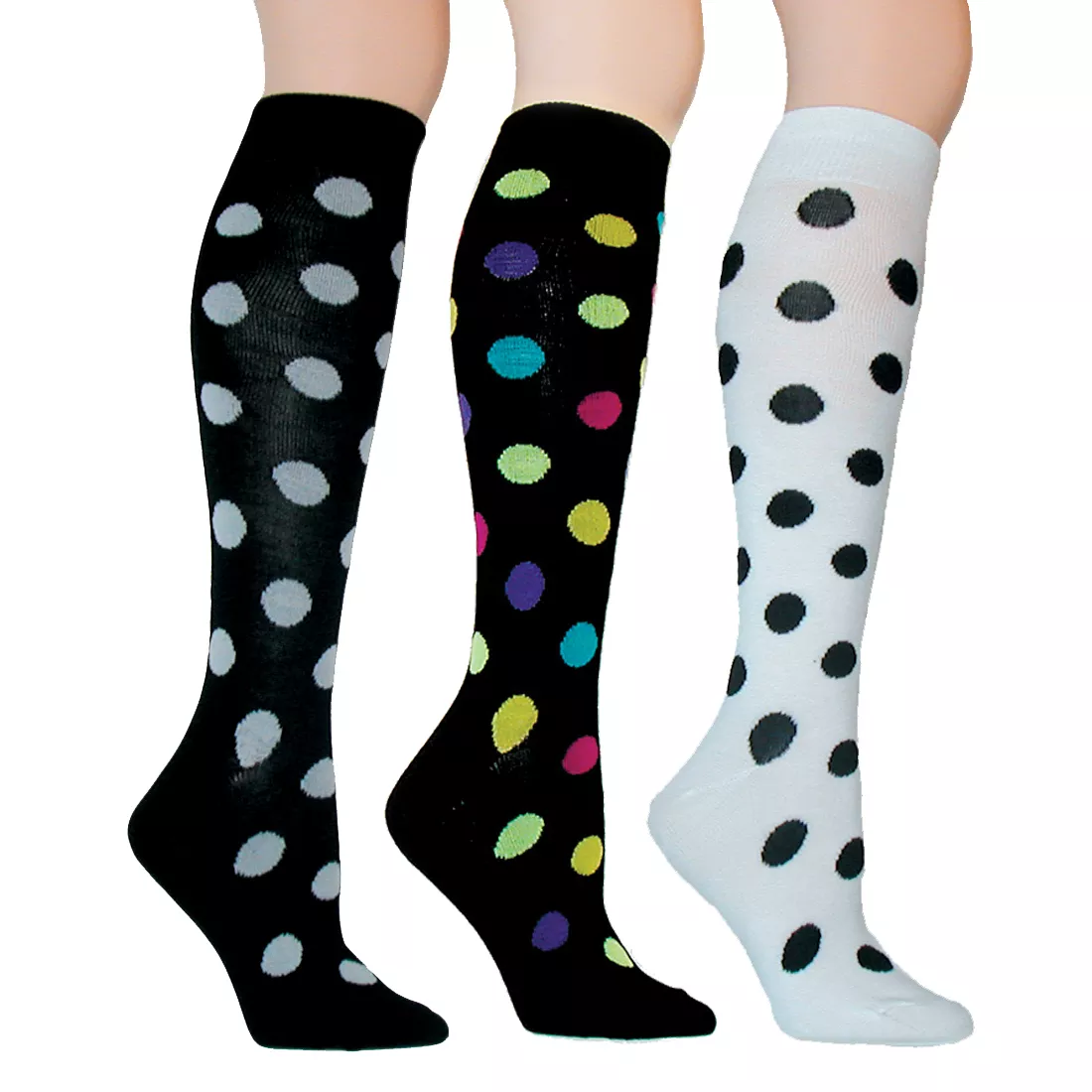 Polka Dot Knee Socks