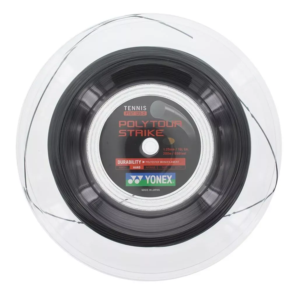 POLYTOUR STRIKE Tennis String Reel Black