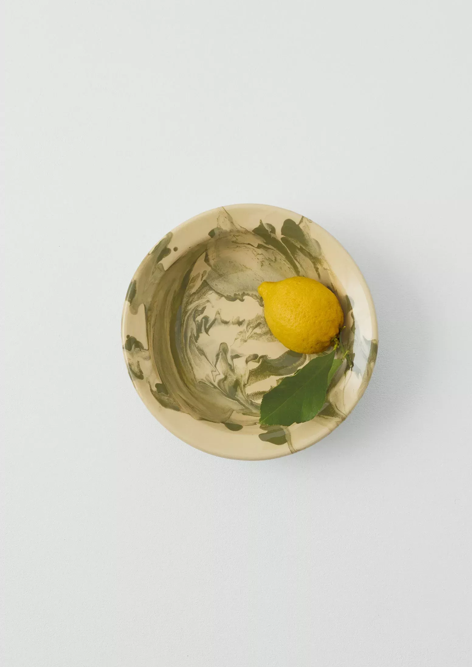 Poterie Barbotine Marbled Dish