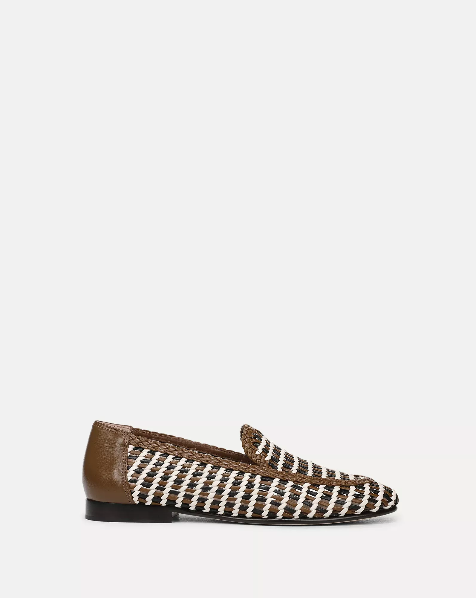 Prilla Woven Leather Loafer