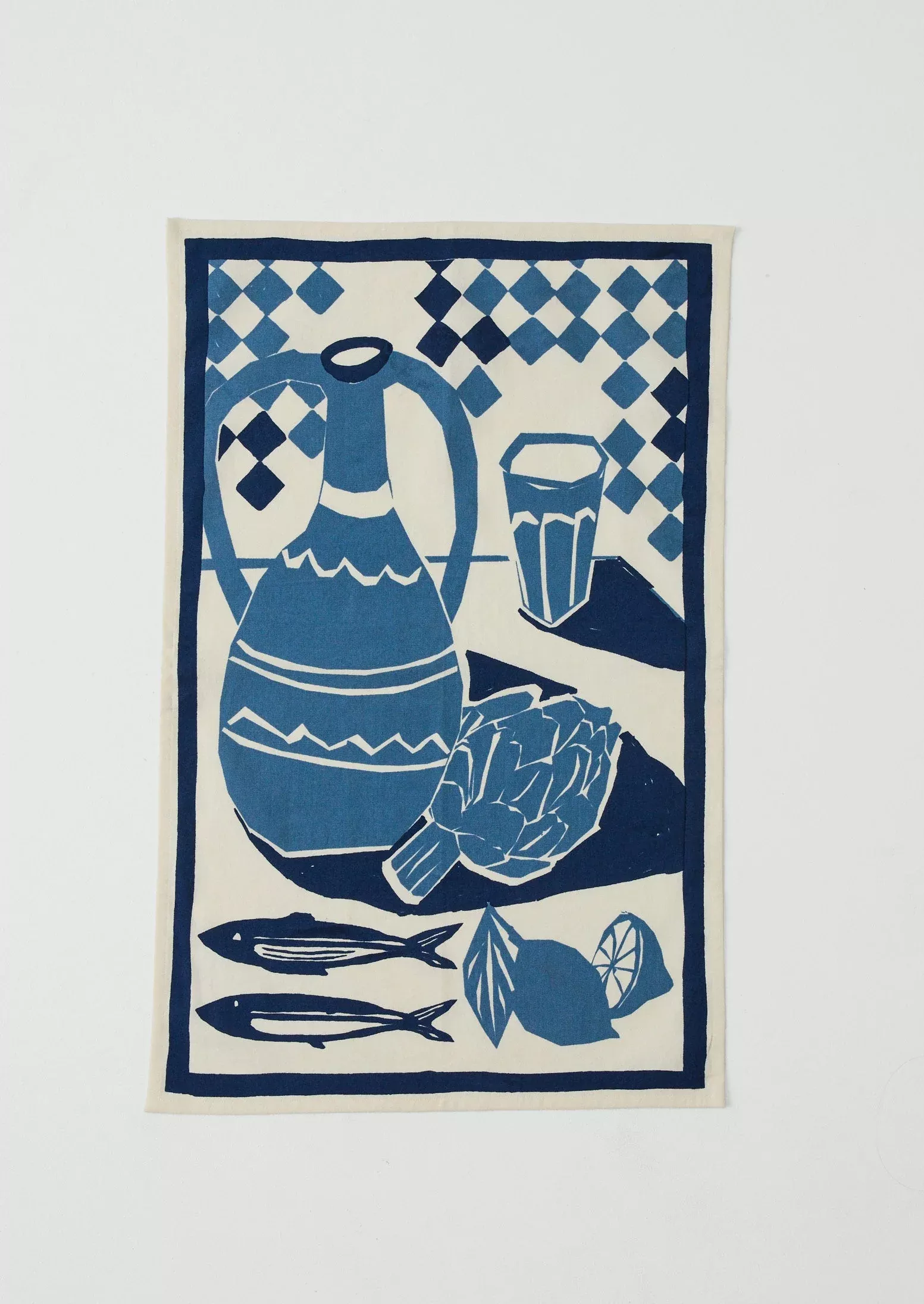 Provence Still Life Print Tea Towel