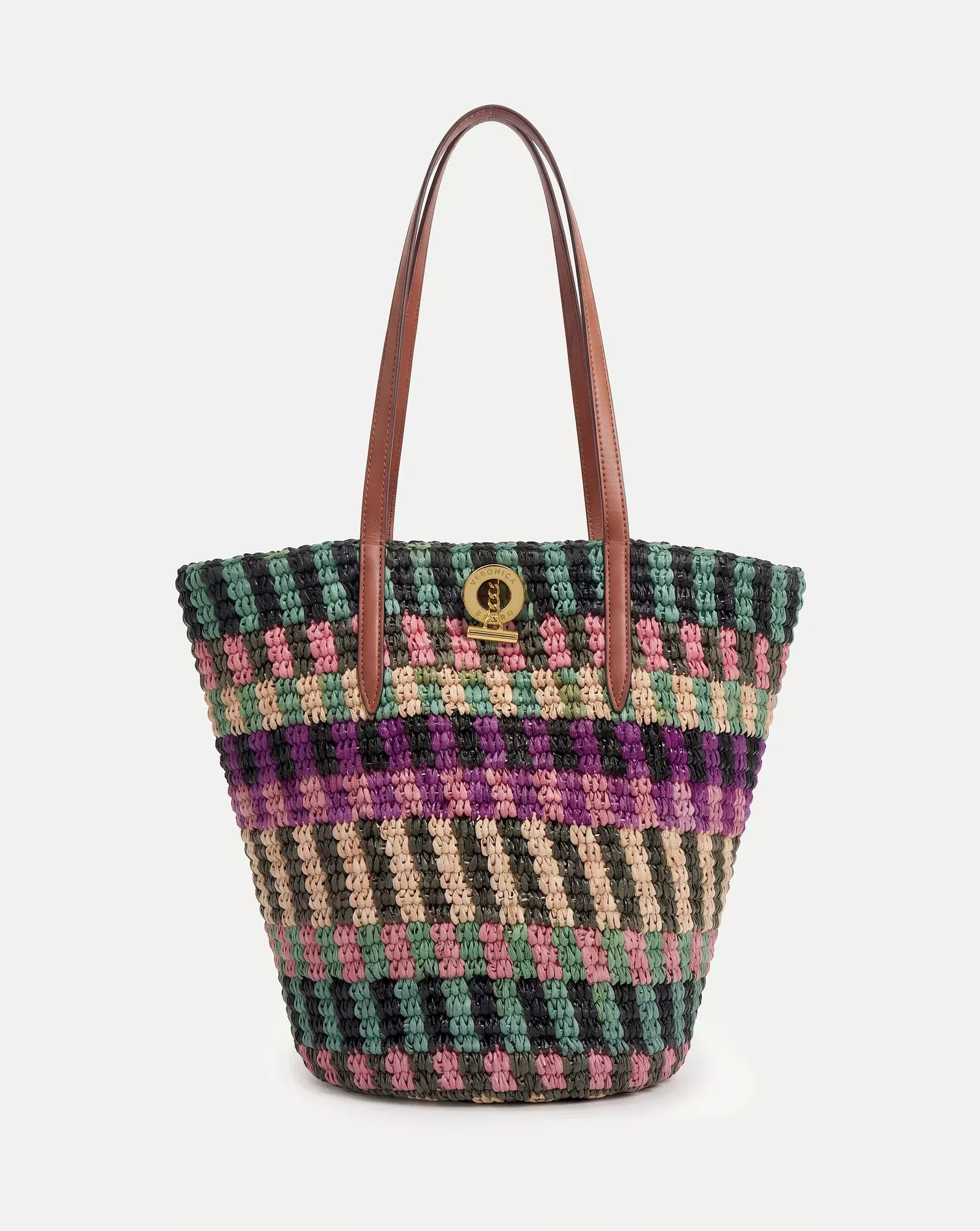 Raffia Anchor Basket Tote