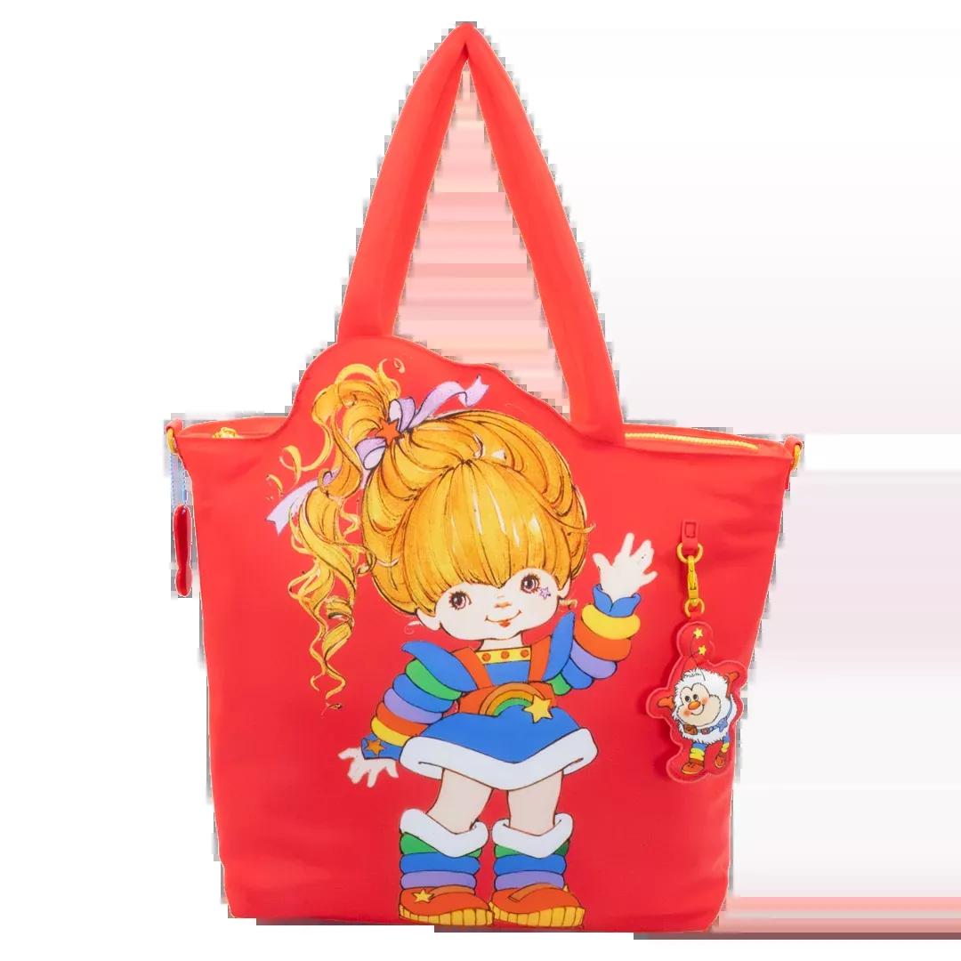 Rainbow Brite Puffy Nylon Die Cut Tote Bag