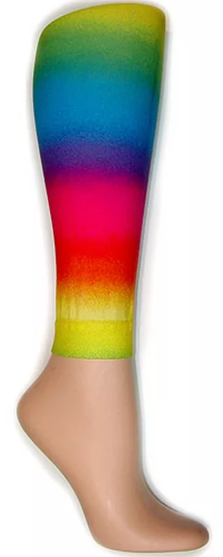 Rainbow Footless Tights