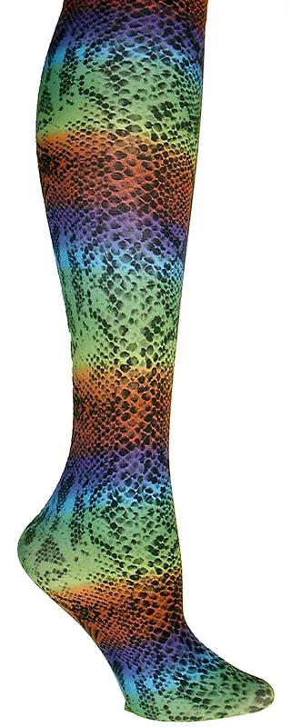 Rainbow Snakeskin Adult Tights