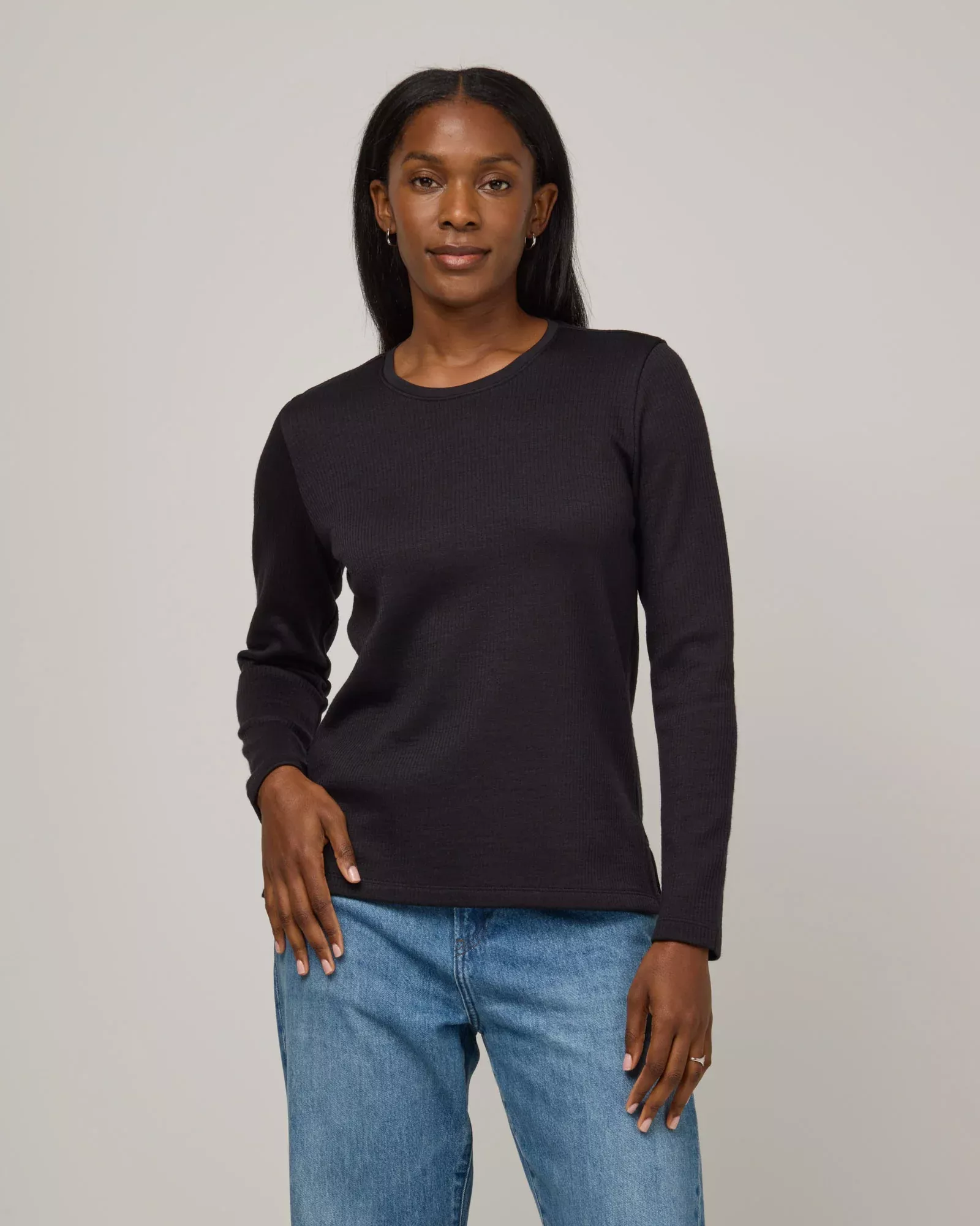 Rayne Double Knit Ribbed Top