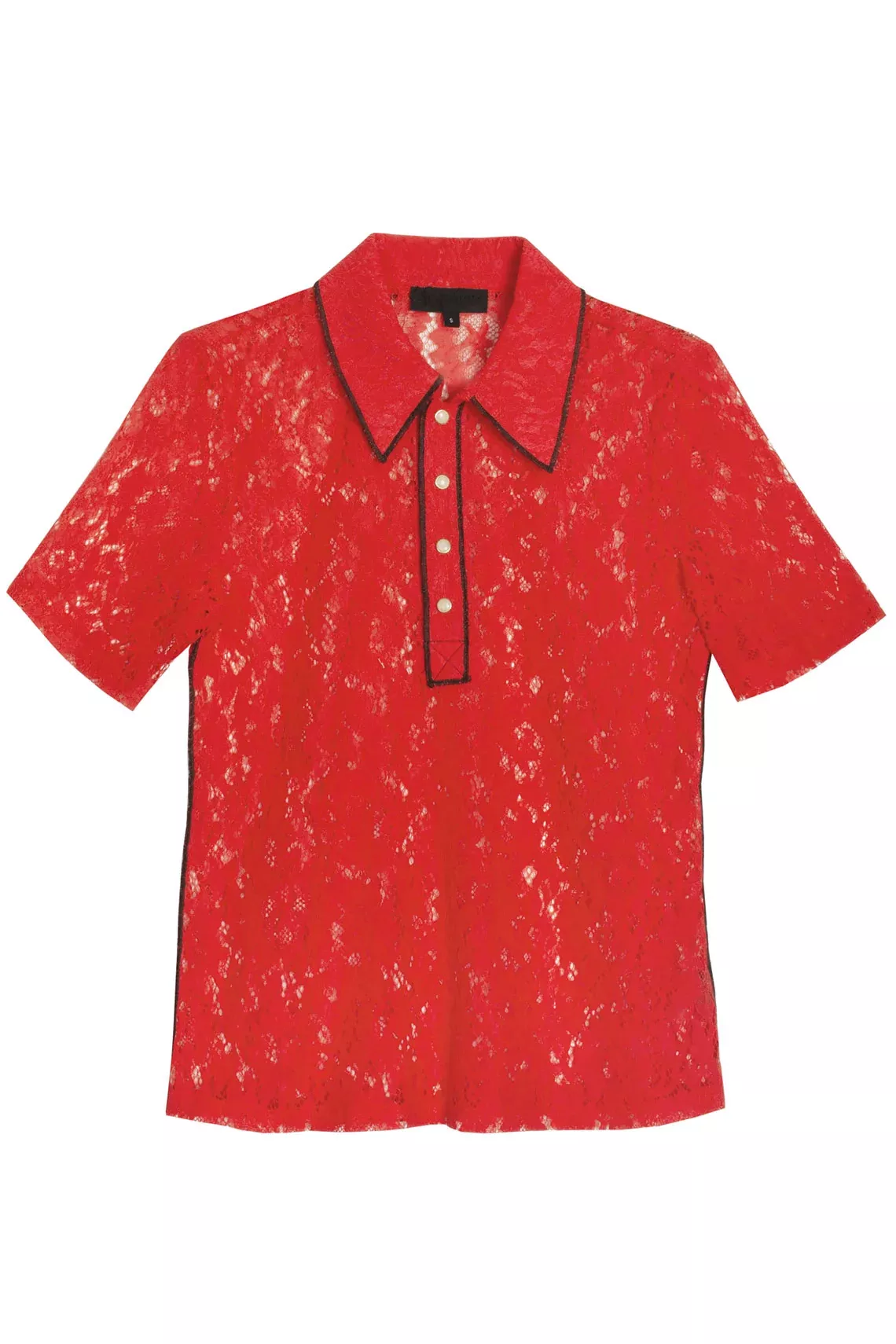 Red Dierdre Lace Top