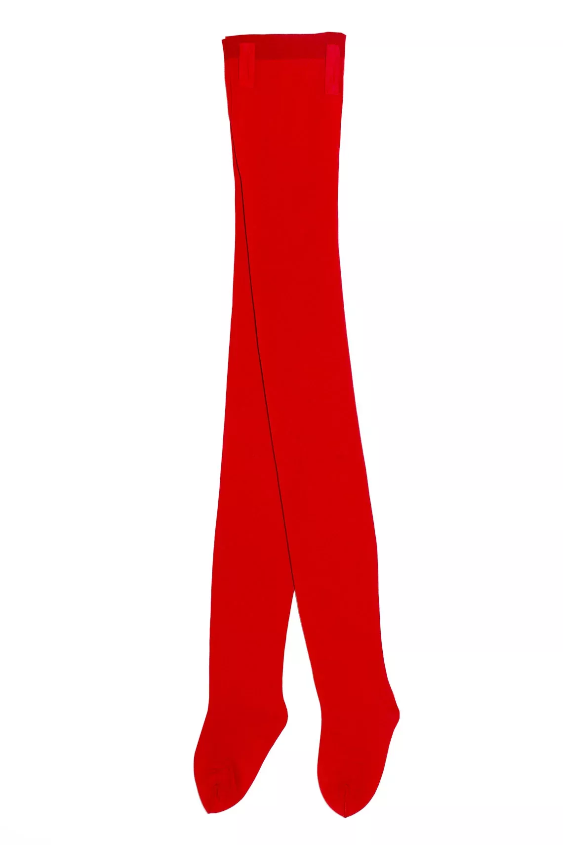 Red Lycra Tights with Belt Loops