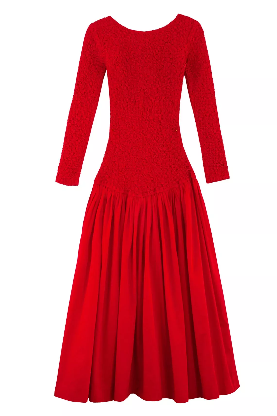 Red Popcorn Mereba Dress