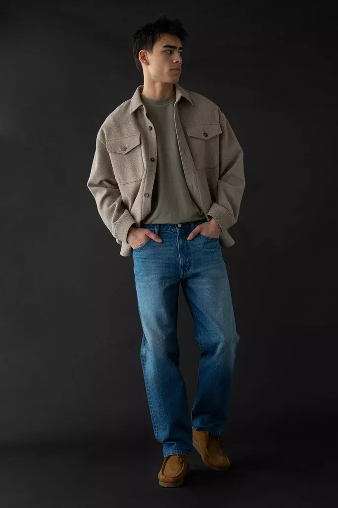 RELAXED FIT TAPERED JEAN