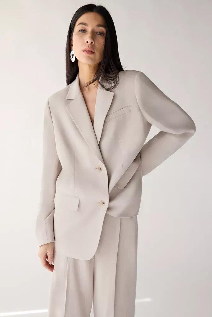 RELAXED FIT TENCEL BLAZER