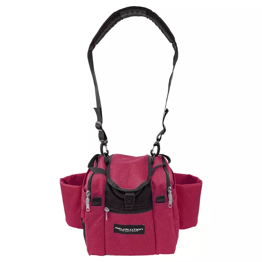 Revolution Mini Deluxe V3 Disc Golf Bag - Crimson