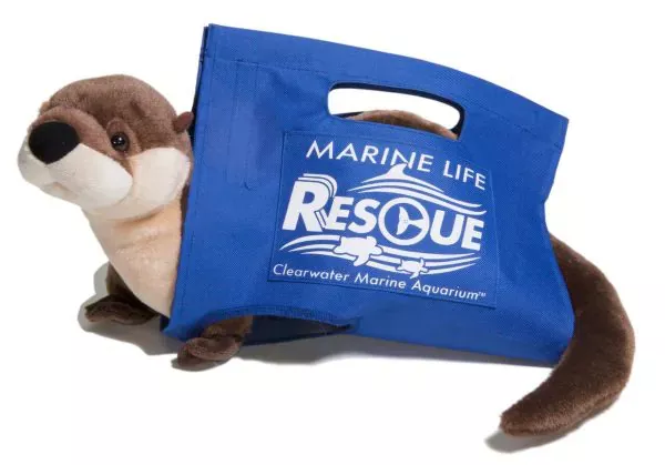 River Otter Plush With Rescue Stretcher