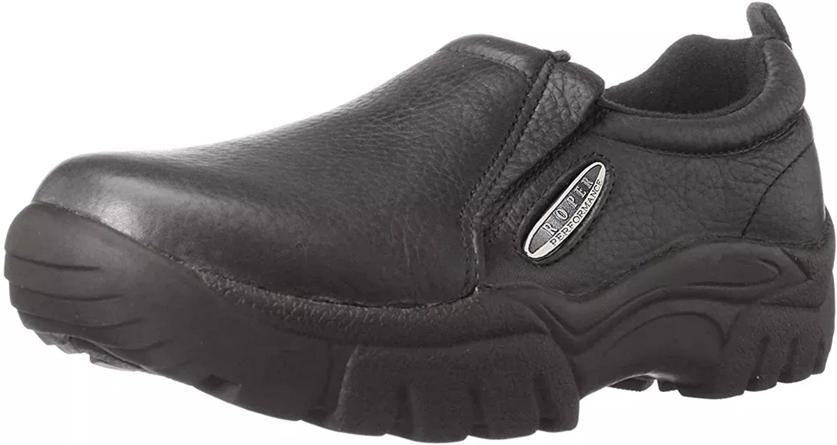 Roper Boots Mens Smooth Black Tumbled Style09-020-0601-0208