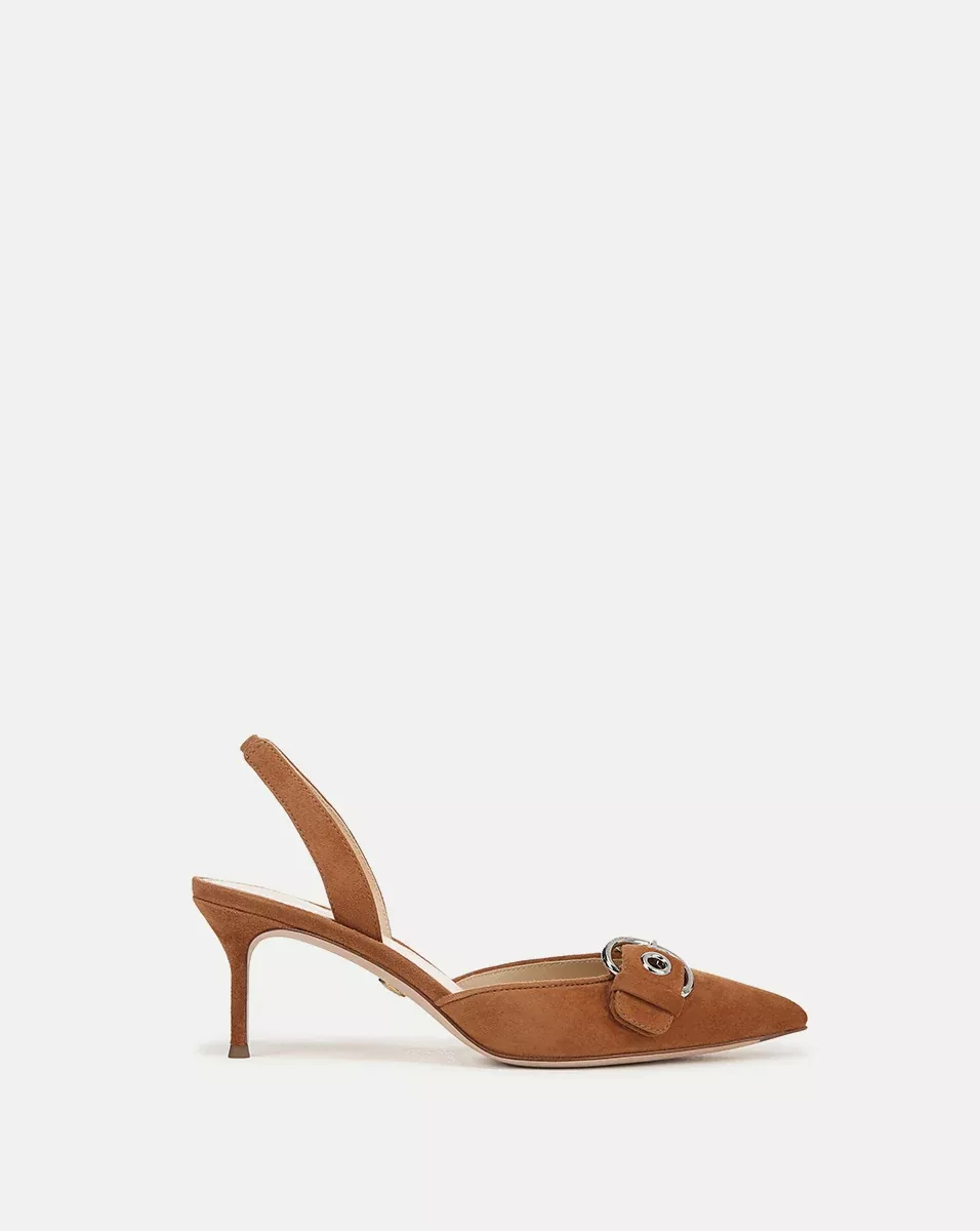 Roxy Suede Slingback Pump