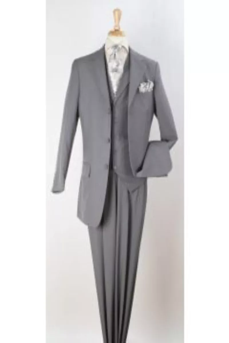 Royal Diamond 3pc Fashion Suit - Solid Colors for Men | Discounted