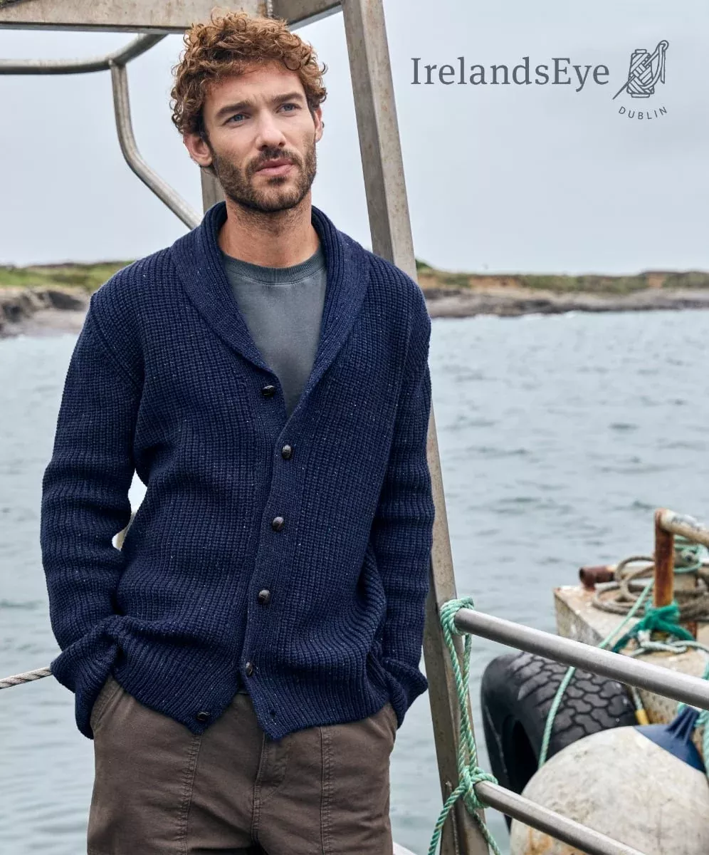 Ruan Shawl Cardigan Rich Navy