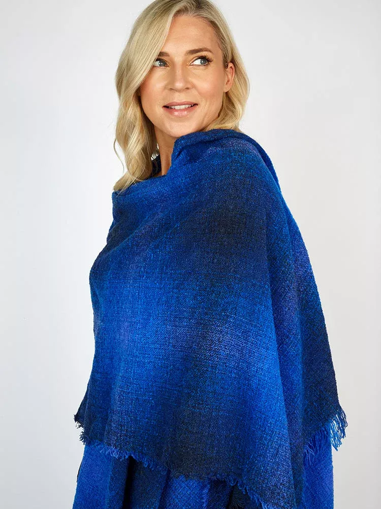 Ruanna Celtic Cape Blue Check