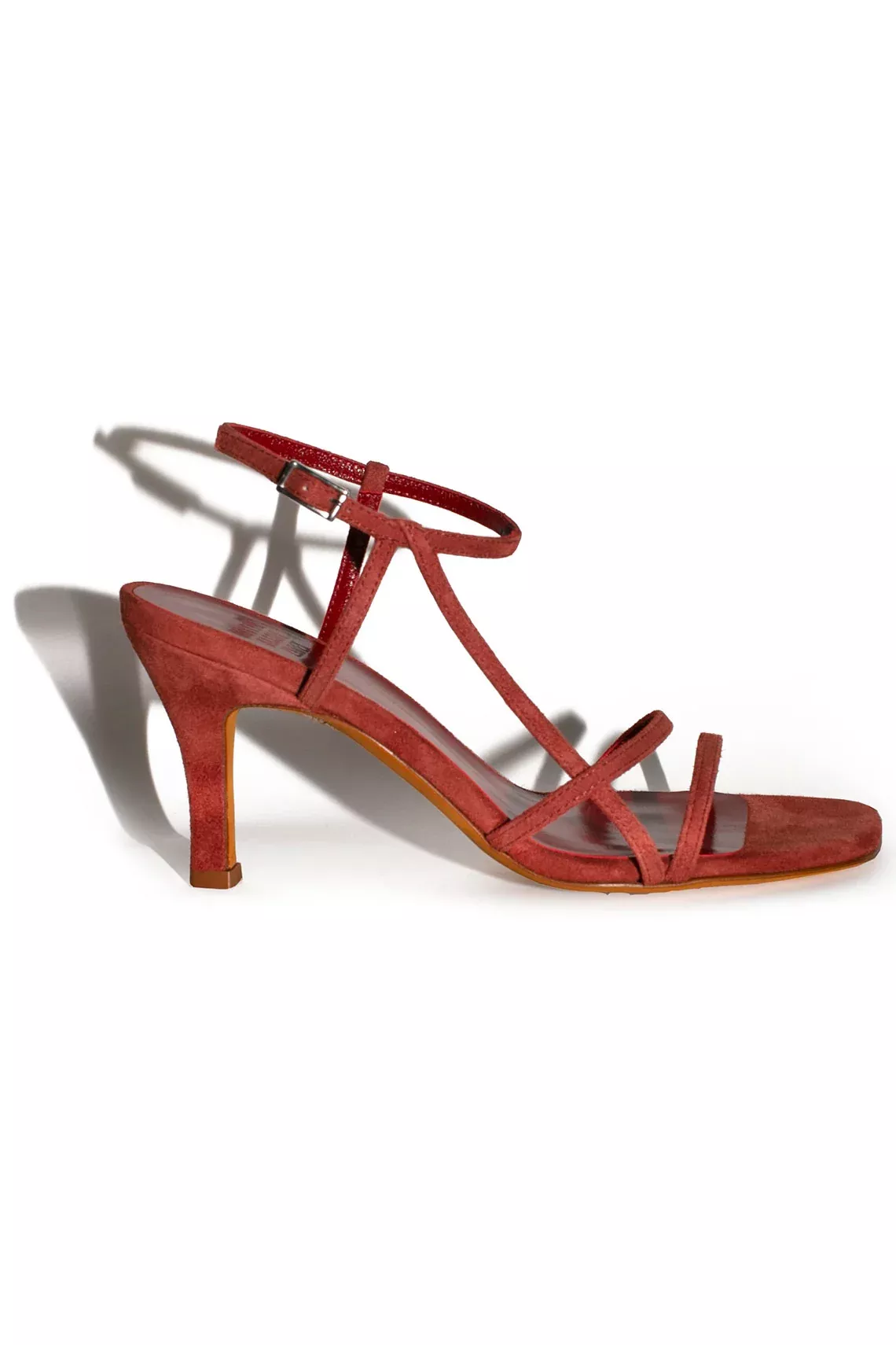 Rust Suede Irene Sandal