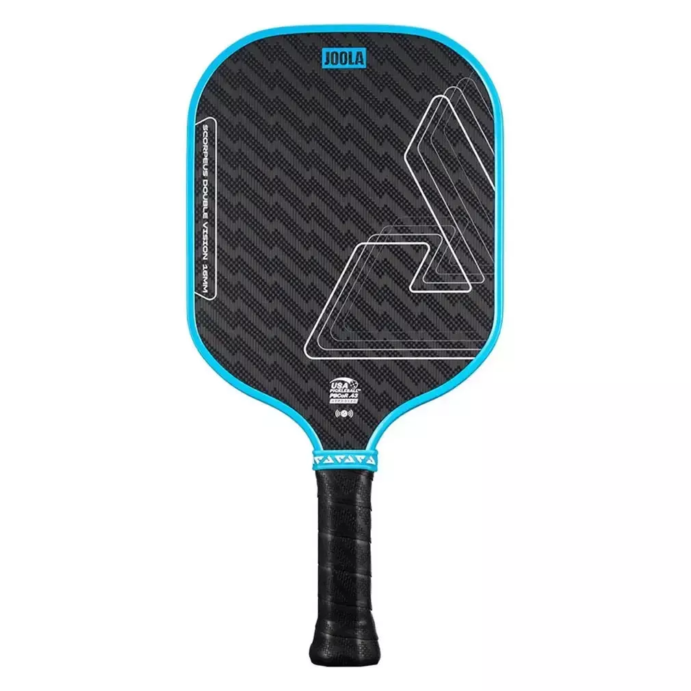 Scorpeus Double Vision 16mm Pickleball Paddle Blue
