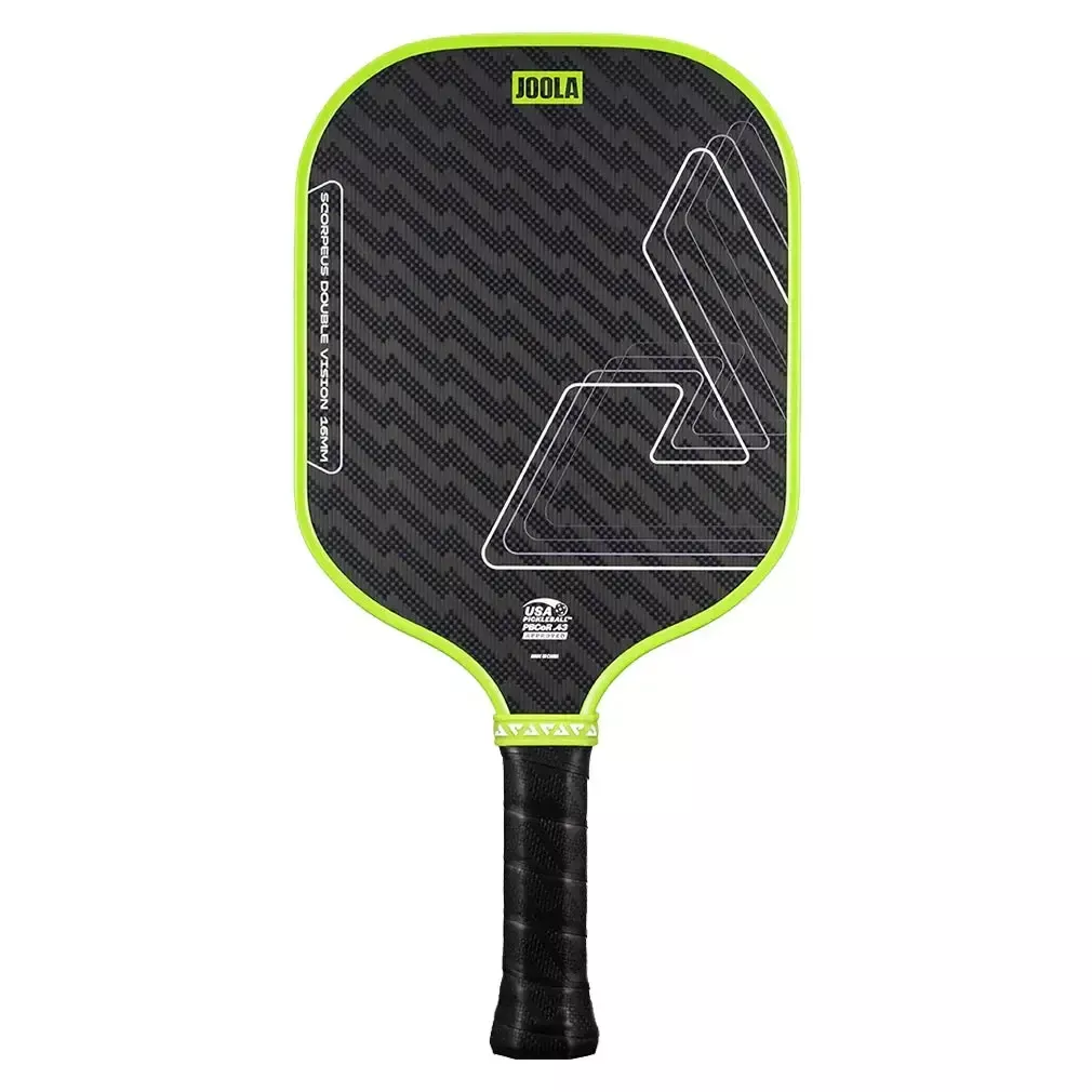 Scorpeus Double Vision 16mm Pickleball Paddle Green