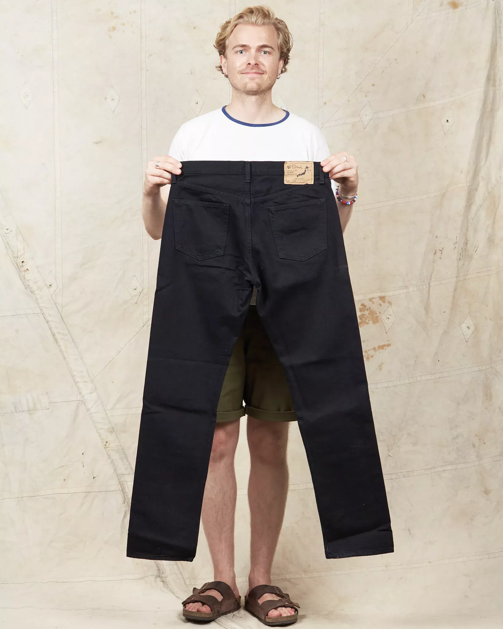 Second Hand OrSlow 107 Slim Fit Jeans Black Size 3