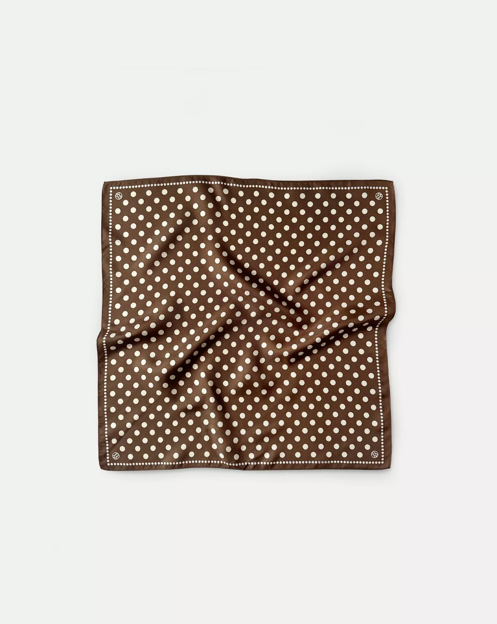 Silk Polka Dot Scarf