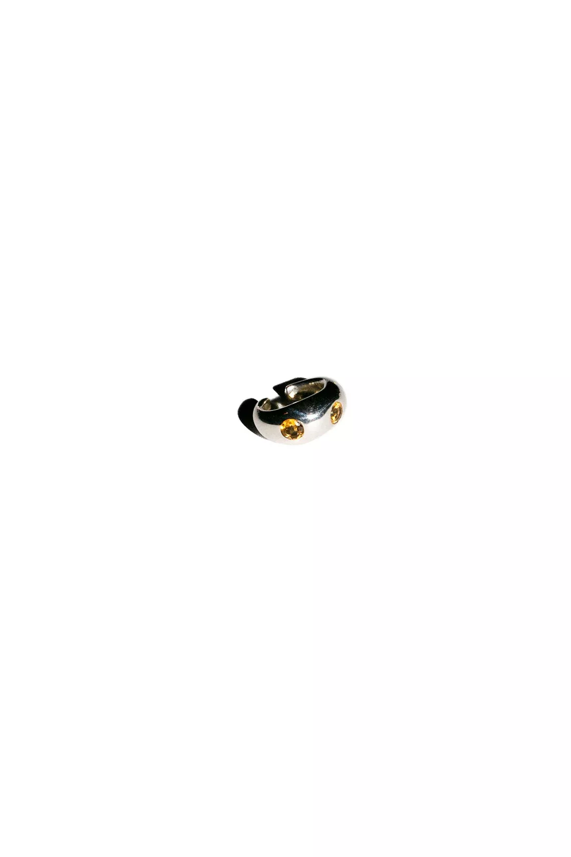 Silver Citrine Grosso Cuff