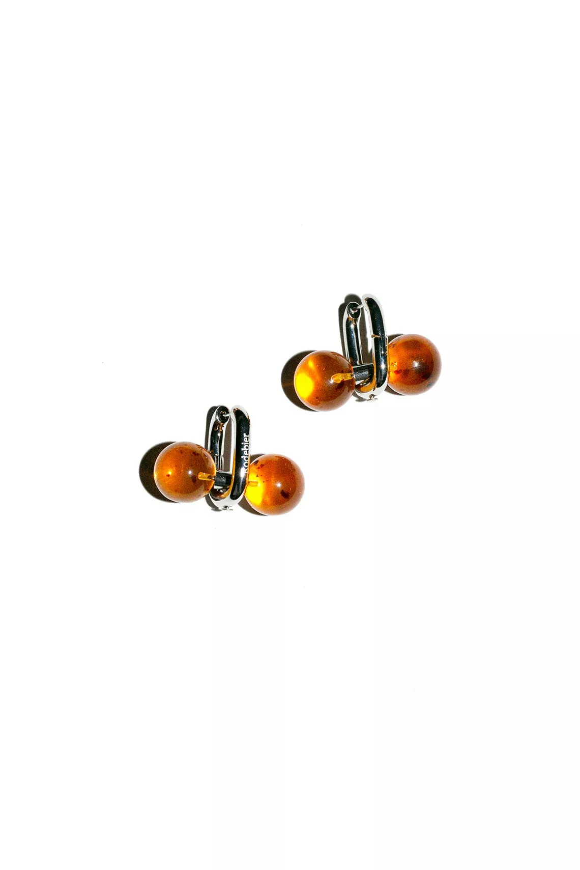 Silver Sphere Earrings