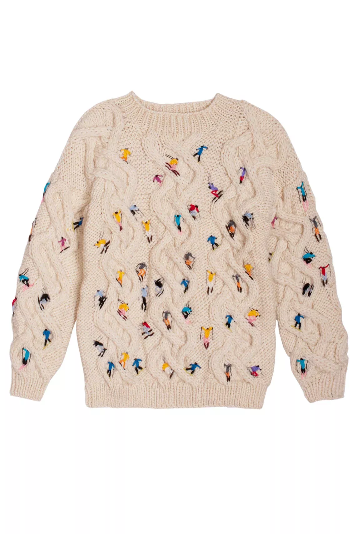 Skiers on the Slopes Sweater