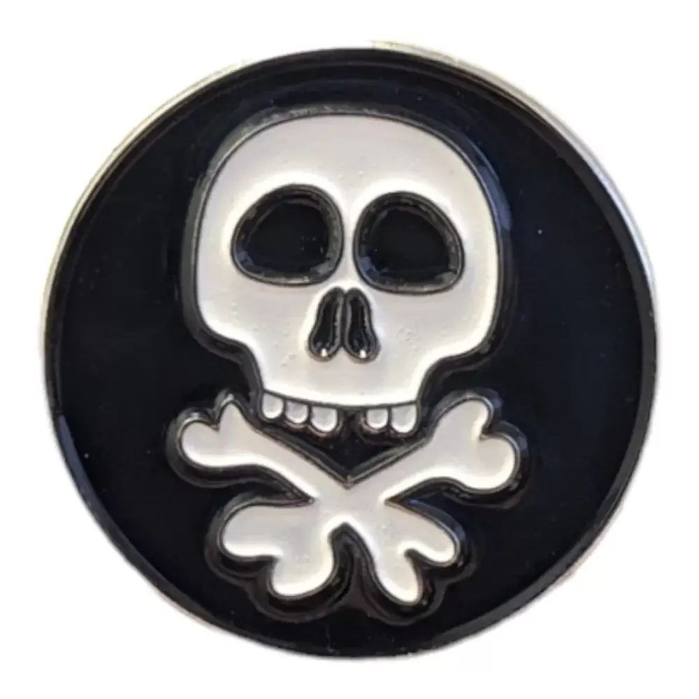 Skull & Crossbones - Magnetic Hat Pin