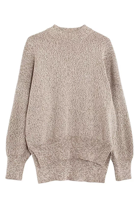 Slab Marl Wide Crewneck
