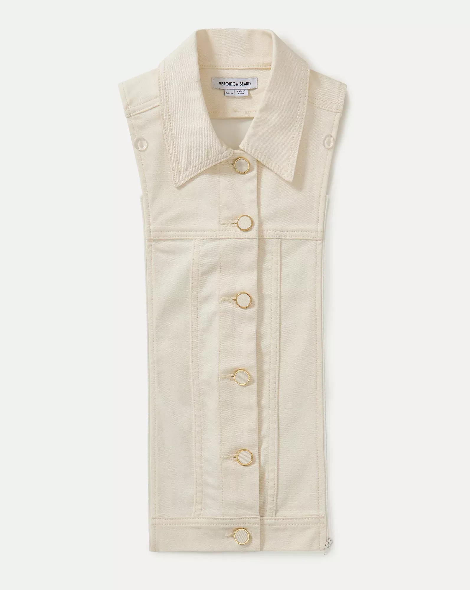 Slate Cotton Twill Dickey