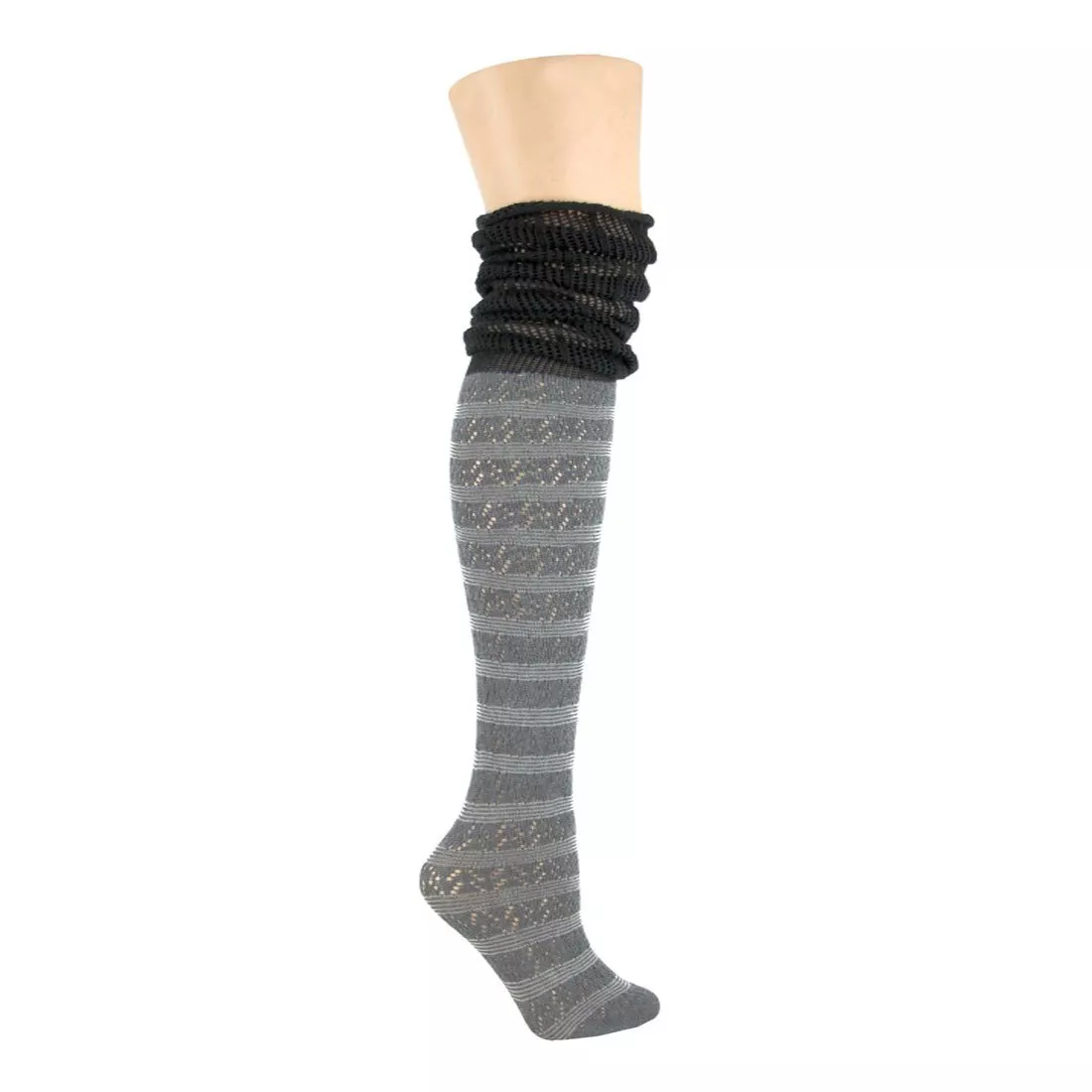 Slouch Striped Knee High